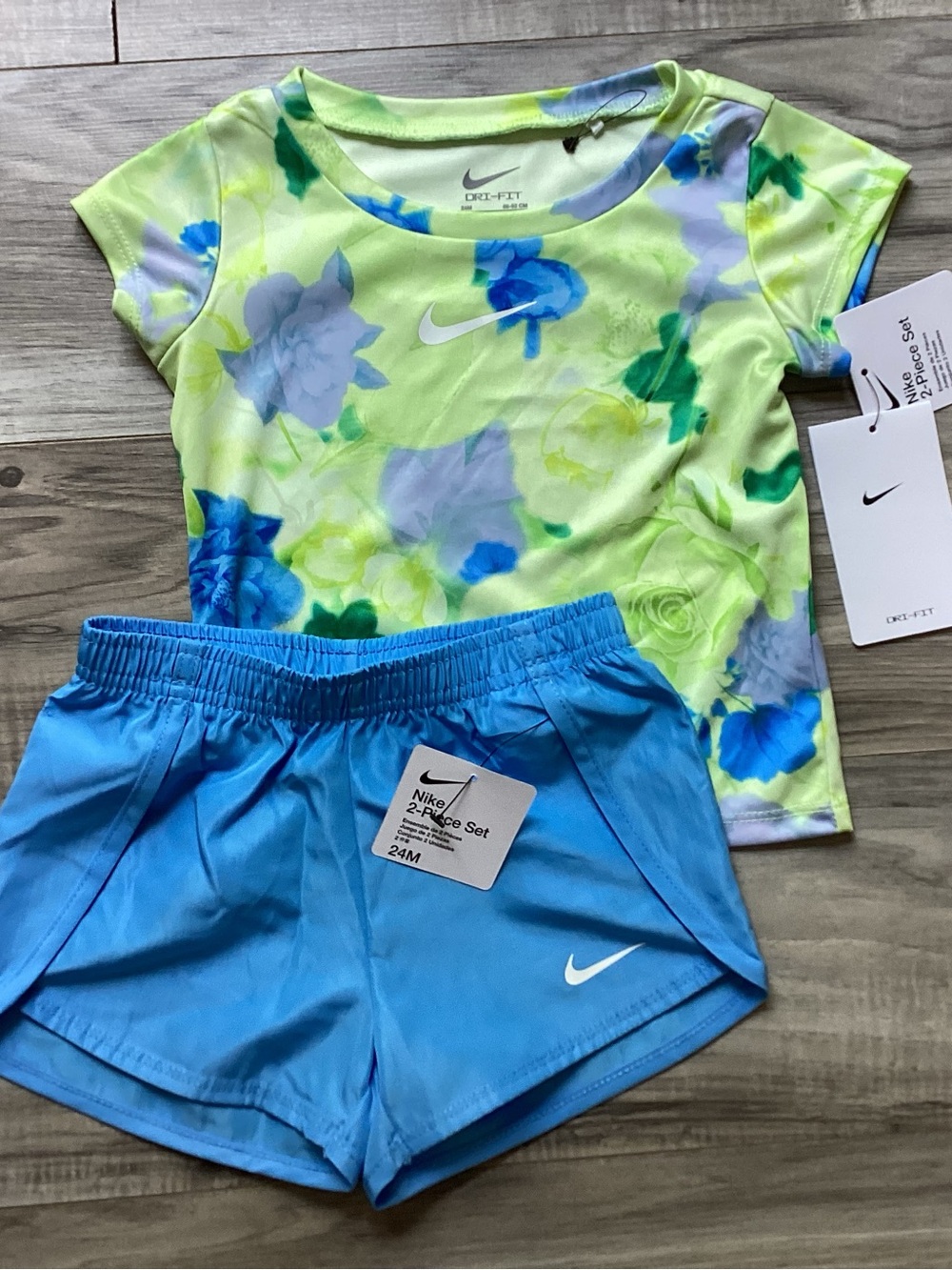 Nike Dri-FIT Top & Shorts set size 24 months(NWT) ~FIRM, NO OFFERS~